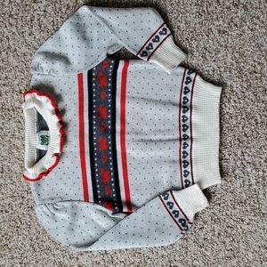 Vintage Bull Frog Knits Girls Size 4T Sweater